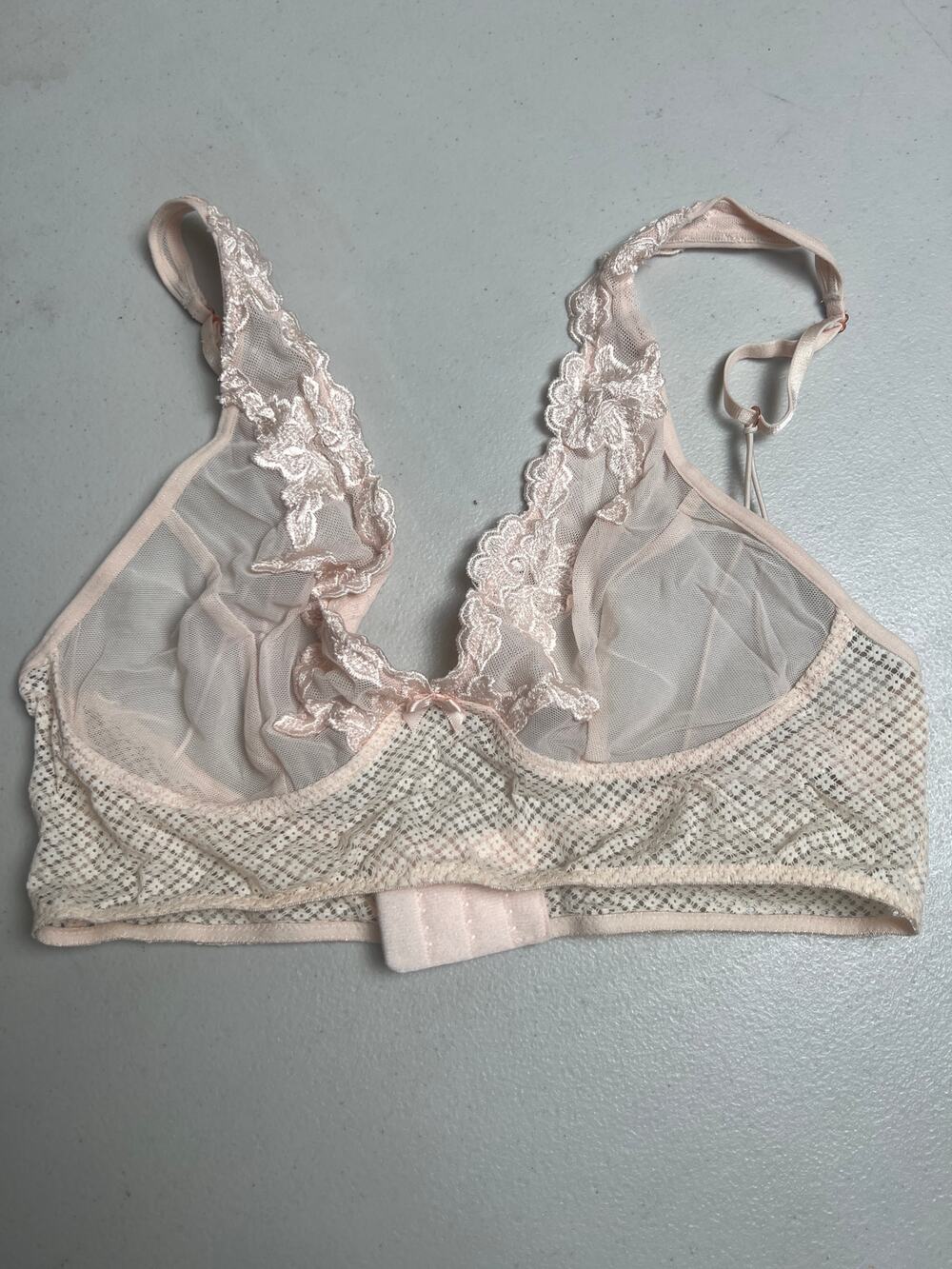 Chelsea28 Light Pink Bralette Thin Bra Size XS